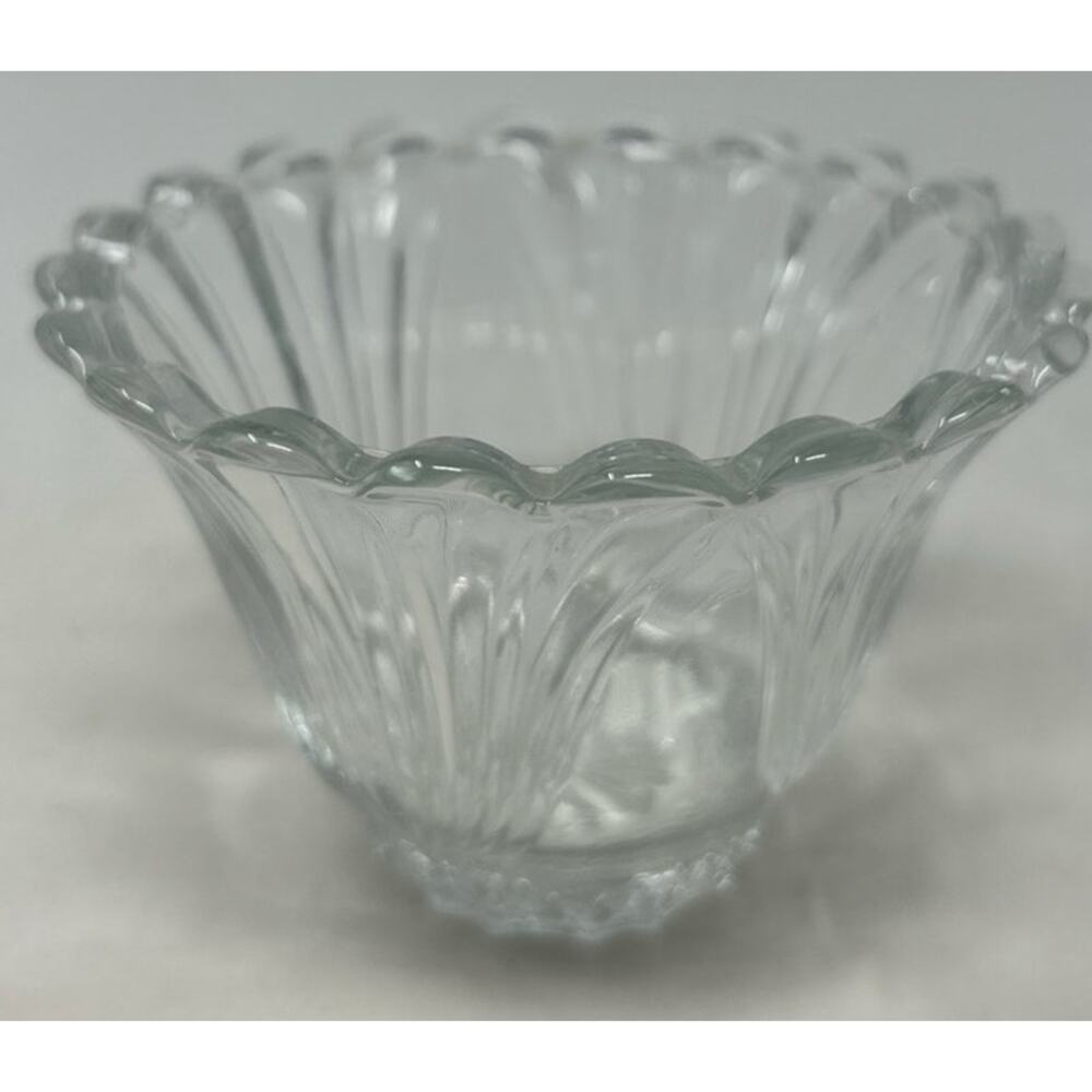 KIG Indonesia Clear Glass Dessert Cup 4" Wide x‎ 3" Tall